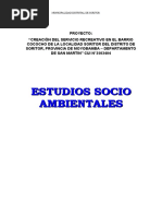 Estudios Socio Ambiental