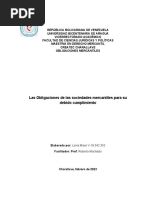 Unidad 1 - Ensayo Argumentativo - Obligaciones Mercantiles - Lenis Miser 18542352