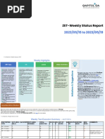 ZET Weekly Status Report 19-05-2023