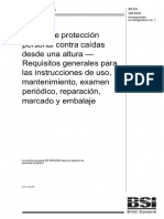 Bs en 365 2004 Personal Protective Equipment Against Falls From A Height Mdash General Requirements For Instructions For Use Maintenance - Compress