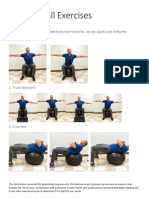 Stability Ball Exercises