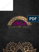 Menu Inca 2022