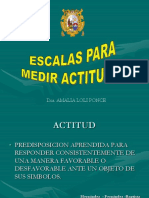 Clase 11 Escalas para Medir Actitudes