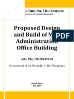 Itb Proposed Design and Build of Mez Administration Office Building