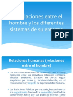 Relaciones Entre El Hombre