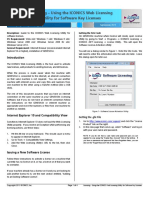 Using ICONICS Web Licensing Utility For Software License V10