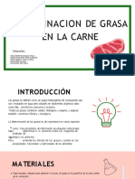 Determinacion de Grasa en La Carne