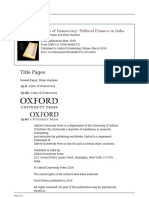 Devesh Kapur - Milan Vaishnav - Costs of Democracy - Political Finance in India-Oxford University Press (2018)