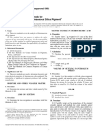 Analysis of Diatomaceous Silica Pigment: Standard Test Methods For