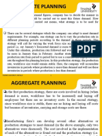 Aggregate Planning