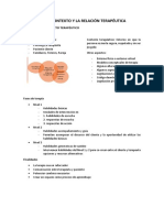 1.creación Del Contexto y La Relación Terapéutica