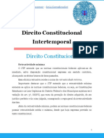 Direito Constitucional Intertemporal