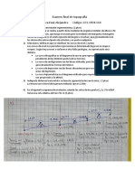 Examen Final de Topografía