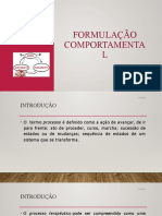 Formulação Comportamental