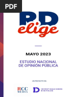 Octava Entrega Encuesta RD Elige - May 2023