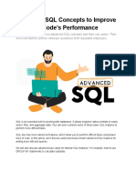 Advanced SQL Concepts