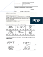 Prueba Unidad 1 Lenguaje Mayo 2023 Letra L y M Revisada