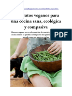 Sustitutos Veganos para Una Cocina Sana, Ecológica y Compasiva