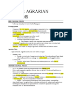 N-Week 8 Agrarian Reforms