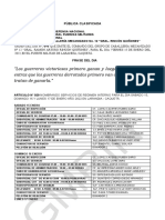 Orden Del Dia No. 010 VIERNES 14 de ENERO 2022 Felicitaciones