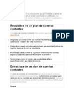 Exposicion de Plan de Cuentas