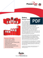 Battery Datasheet 3900ah Enersys