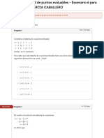 Historial de Exámenes para ALEXANDER DAVID GARCIA CABALLERO - Actividad de Puntos Evaluables - Escenario 6