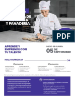 Brochure de Pasteleria y Panaderia