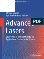 Advanced Lasers - Laser Physics and Technology For Applied and Fundamental Science (PDFDrive)