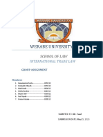 International Trade Assignment