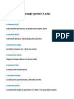 Les Differents Types de Raisonnement