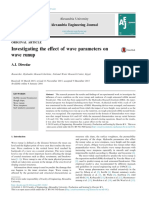 Investigating The Effect of Wave Parameters On Wave Runup