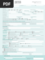 HBL Additional Request Form (Conventional Banking)