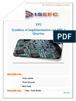 Synthèse Et Implémentation Sur FPGA .