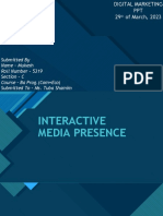 Interactive Media Presence