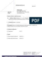 ASTM D790 Prueba de Flexion Postes