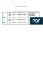 Calendario Ensayo PAES 2023