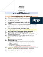 SR Inter Ipe Question Bank Chapter-Xi (Electromagnetic Waves)