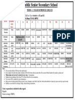 Term 2 Schedule