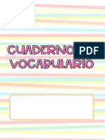 Mi Vocabulario Cuaderno