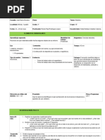 Planeación de Ciencias Naturales - 3y4 Sem