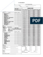 SCORESHEET