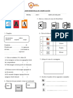 EXAMEN BIMESTRAL DE COMPUTACIÓN 3er Bimestre 2022