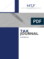 MTF Tax Journal November 2021