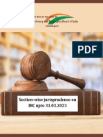 Section-Wise Jurisprudence On IBC Upto 31.03.2023