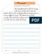 Cursive Paragraph SolarEnergy 2L