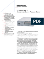 GE Tonoport IV User Manual