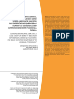 Análise Comportamental Clínica: Um Estudo de Caso Sobre Ansiedade Baseado Nas Experiências Vivenciadas Durante o Estágio Básico Supervisionado em Psicologia Clínica