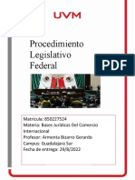 Procedimiento Legislativo Federal