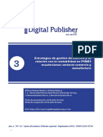 Estrategias de Gestión de Efectivo y Su Relación Con La Rentabilidad en PYMES Ecuatorianas: Sectores Comercio y Manufactura